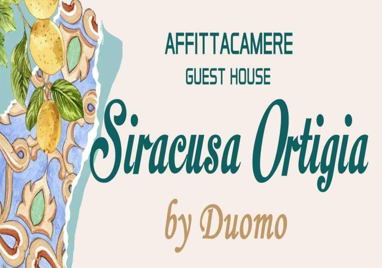 Siracusa Ortigia By Duomo Syracuse Bagian luar foto